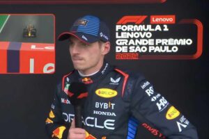 Verstappen dopo il Gp di Brasile