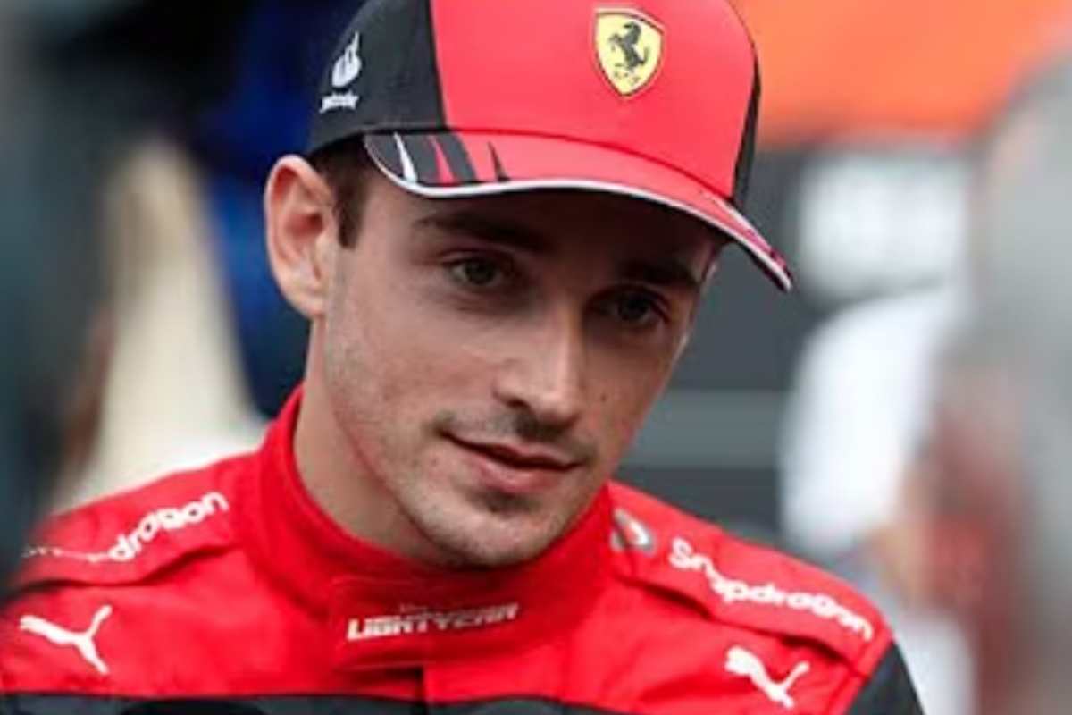 Leclerc prima di un Gran premio