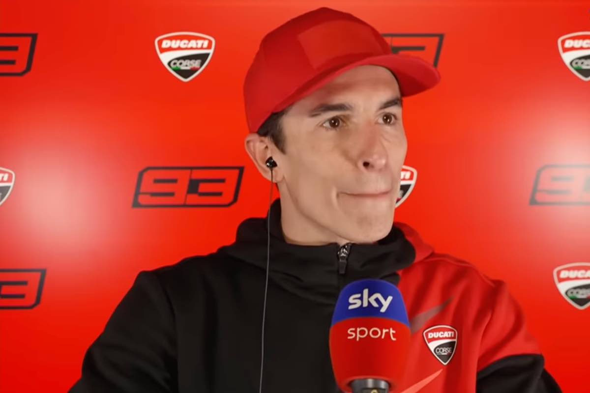 Marc Marquez intervistato a Sky