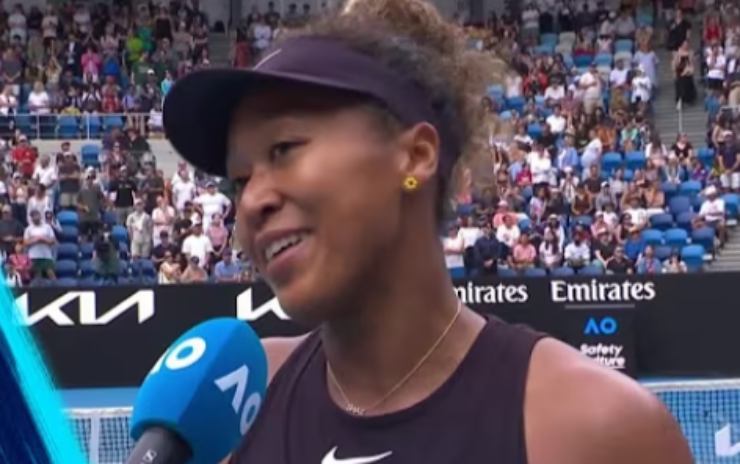 Naomi Osaka intervistata agli Australian Open 2025