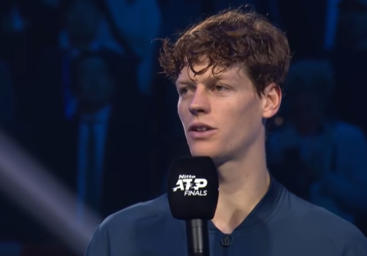 Atp Finals, le parole di Jannik Sinner durante la cerimonia di premiazione 