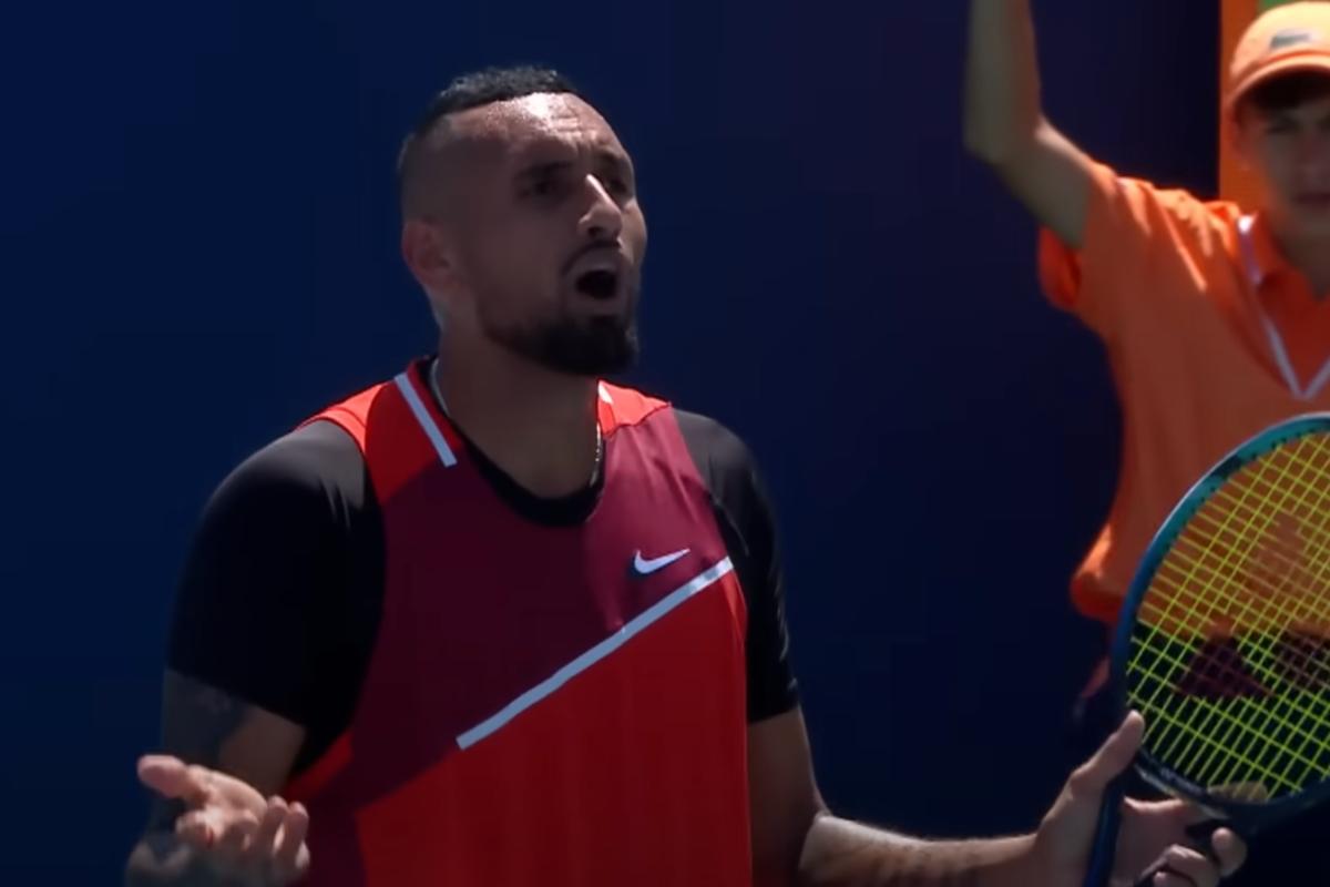 Kyrgios protesta contro Sinner