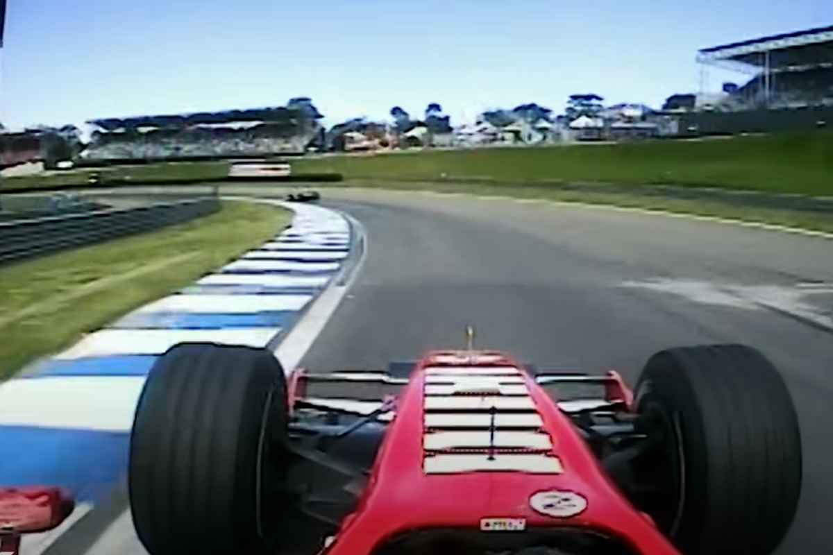 Schumacher in pista