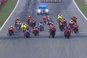 Partenza MotoGP Barcellona