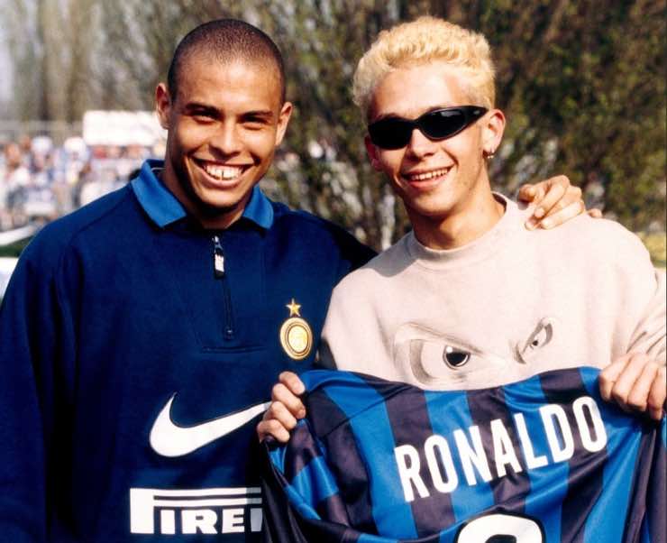 Rossi con Ronaldo alla Pinetinia