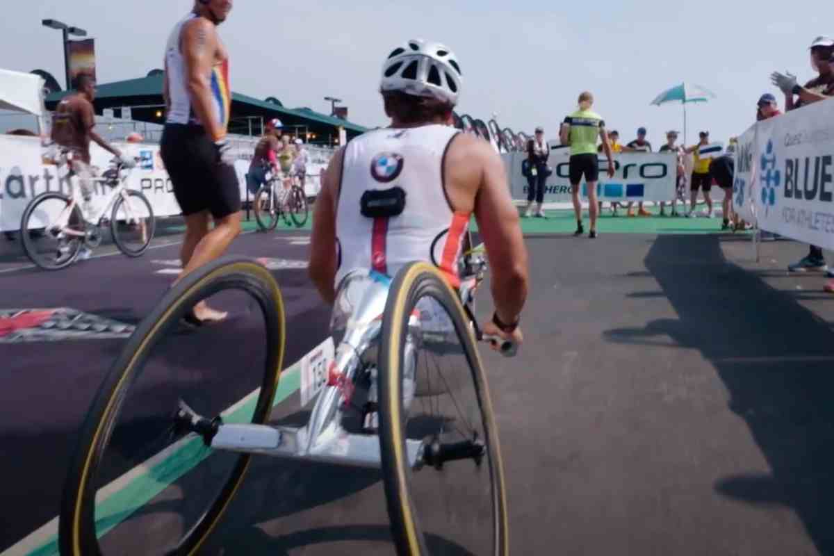 Zanardi sulla sua handbike