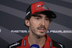 Bagnaia in una intervista