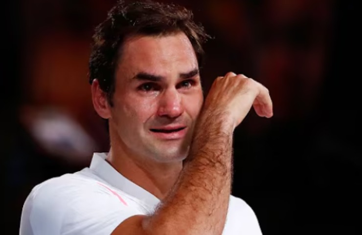 Federer in lacrime il giorno del ritiro