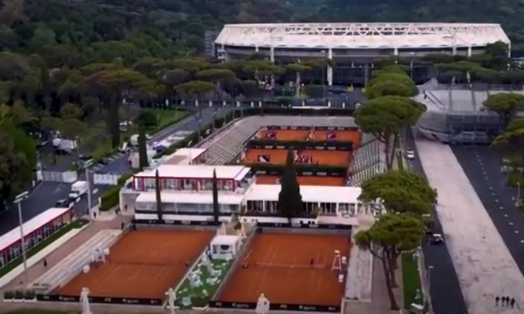 Foro Italico visto dall'alto