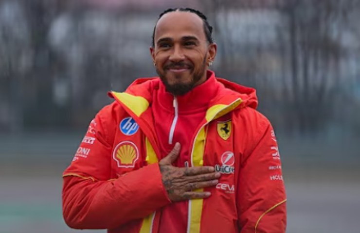 Hamilton dopo i primi test con la Ferrari