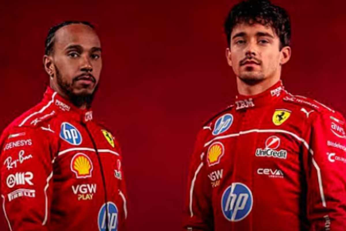 Lewis Hamilton e Charles Leclerc