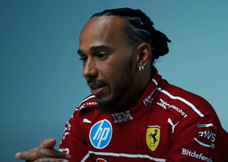 Hamilton in una intervista