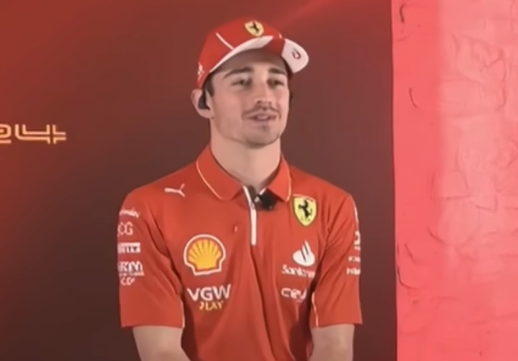 Leclerc in una intervista