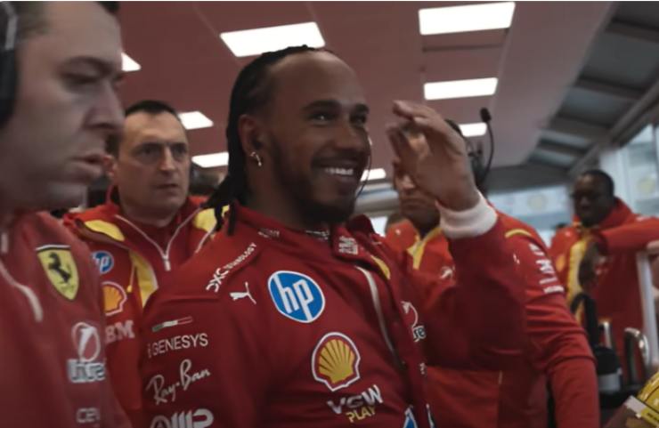 Hamilton a Maranello