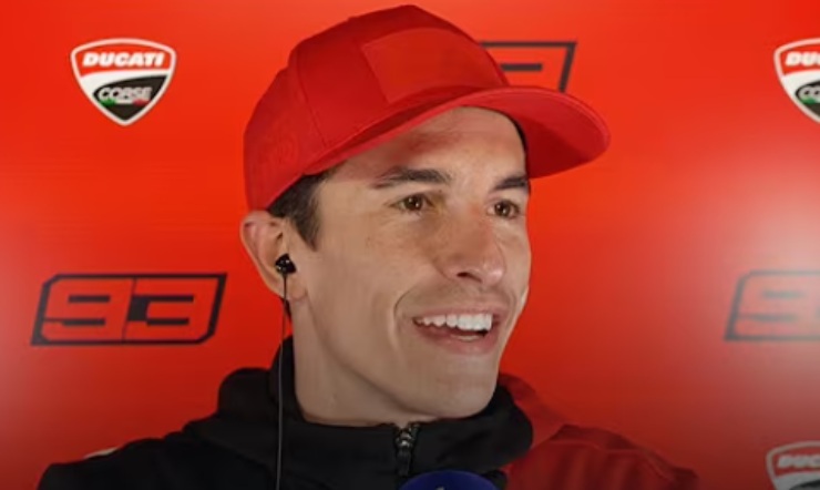 Marquez intervistato da Sky Sport