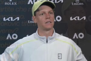 Sinner intervistato agli Australian Open