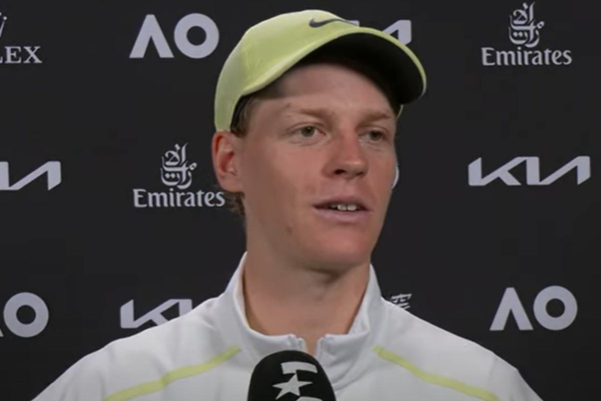 Sinner intervistato agli Australian Open