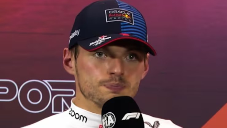 Verstappen in conferenza stampa