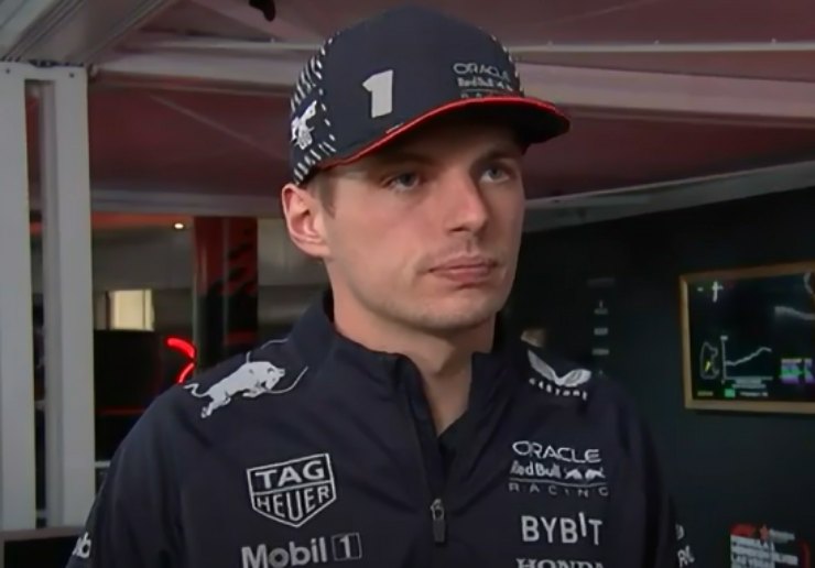 Verstappen in una intervista