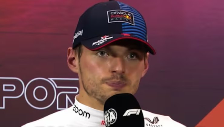 Verstappen in conferenza stampa