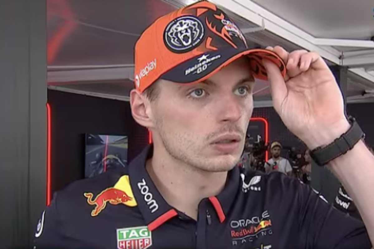 Verstappen in una intervista