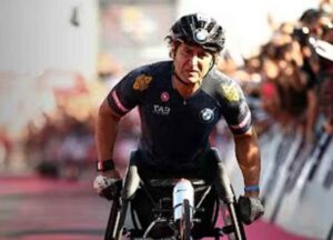 Alex Zanardi in handbike