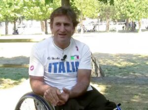 Alex Zanardi in una intervista