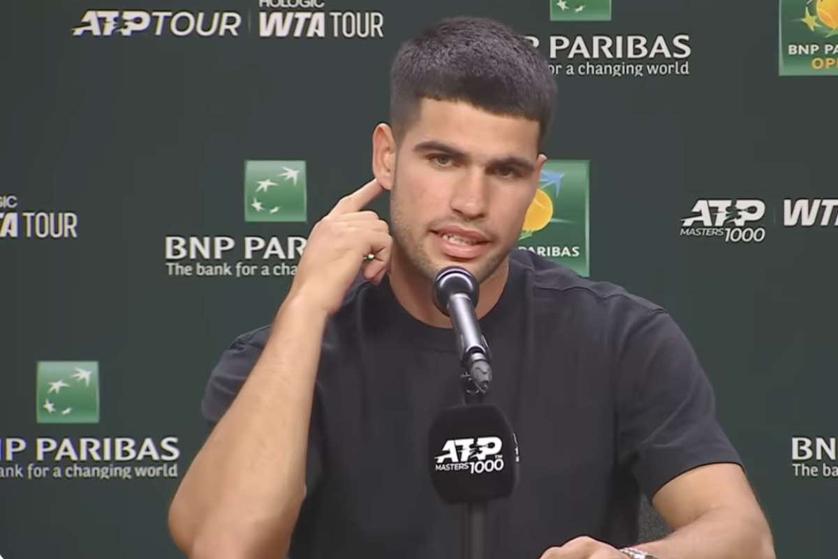 Alcaraz in conferenza prima di Indian Wells