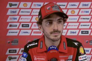 Bagnaia dopo la sprint race in Thailandia