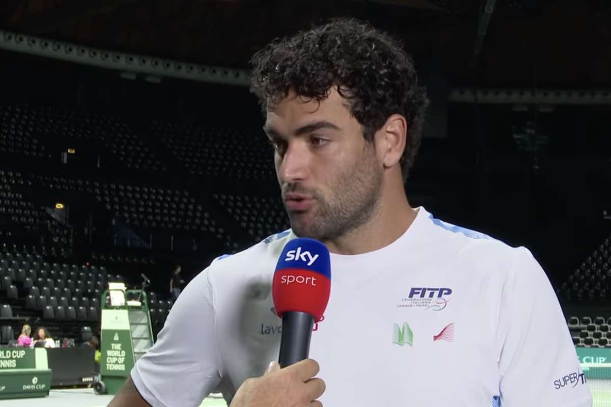 Berrettini intervistato da Sky