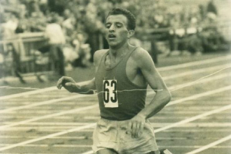 Luigi Conti in gara