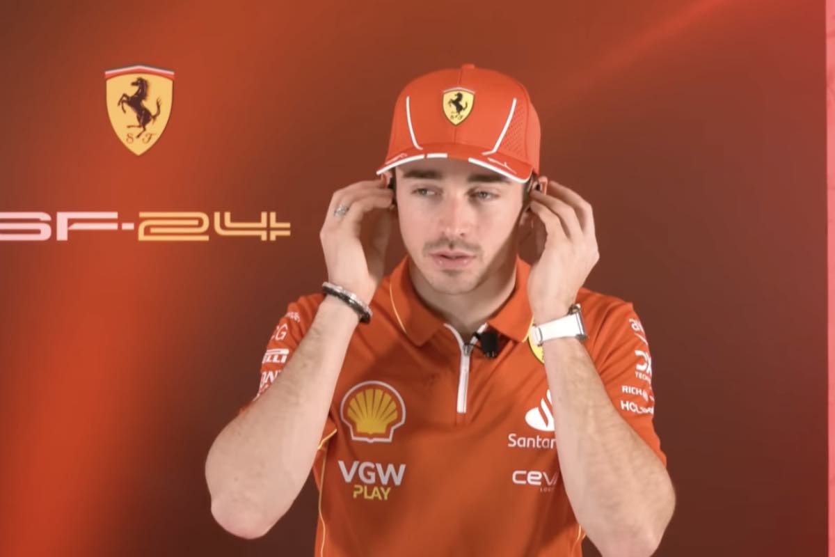 Leclerc intervistato per la SF24