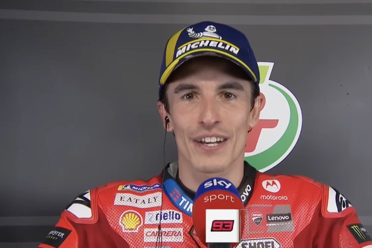 Marquez intervistato a Sky