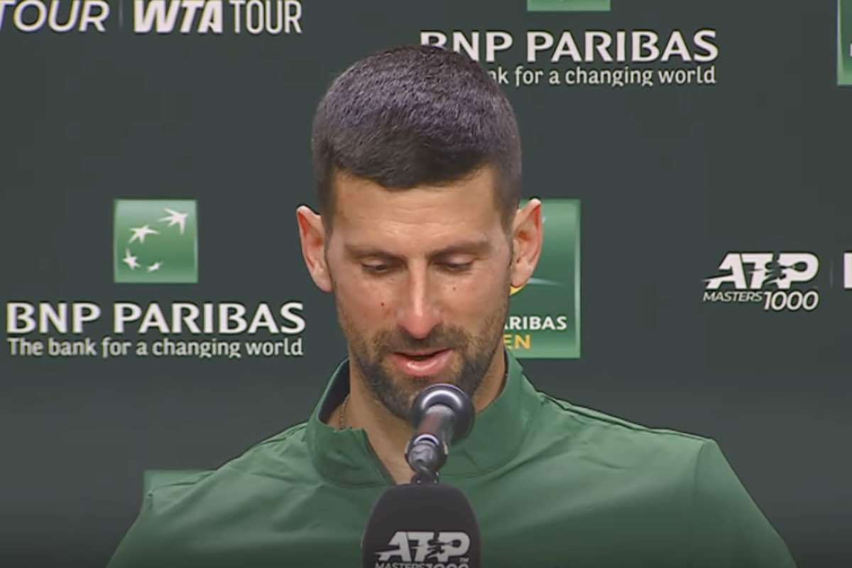 Djokovic in conferenza a Indian Wells