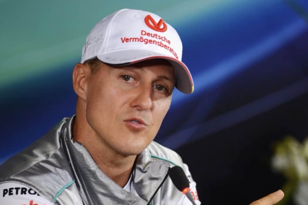 Michael Schumacher in conferenza