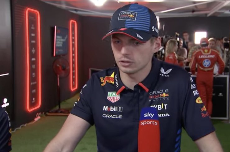 Verstappen a Sky dopo le qualifiche di Baku