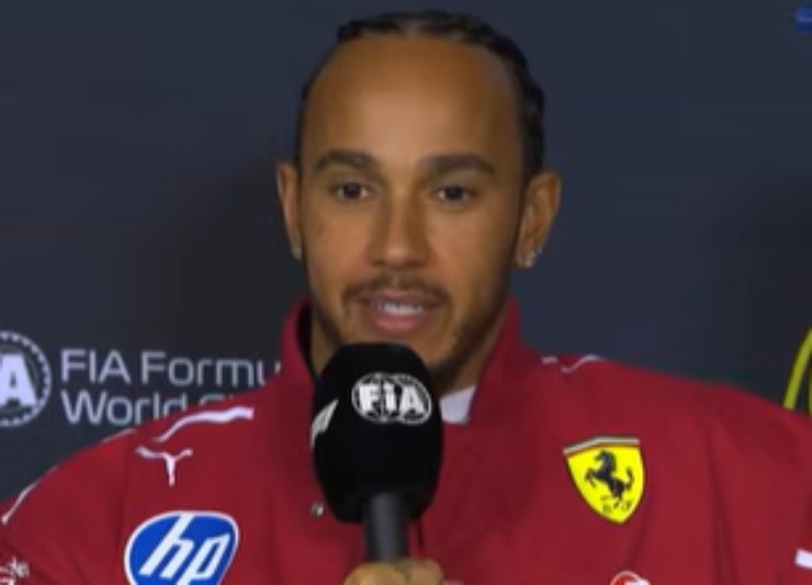 Hamilton intervistato dopo il Gp d'Australia