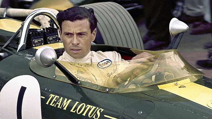 Jim Clark al volante della Lotus