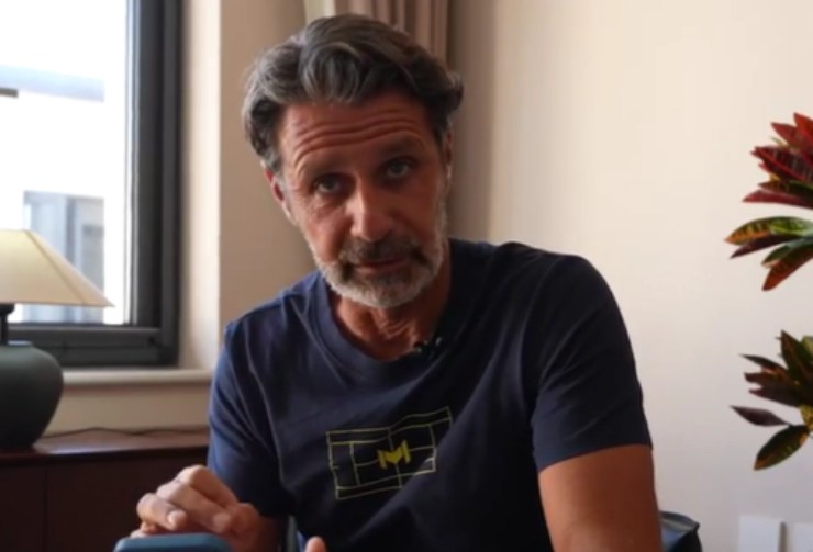 Patrick Mouratoglou in un video su Linkedin