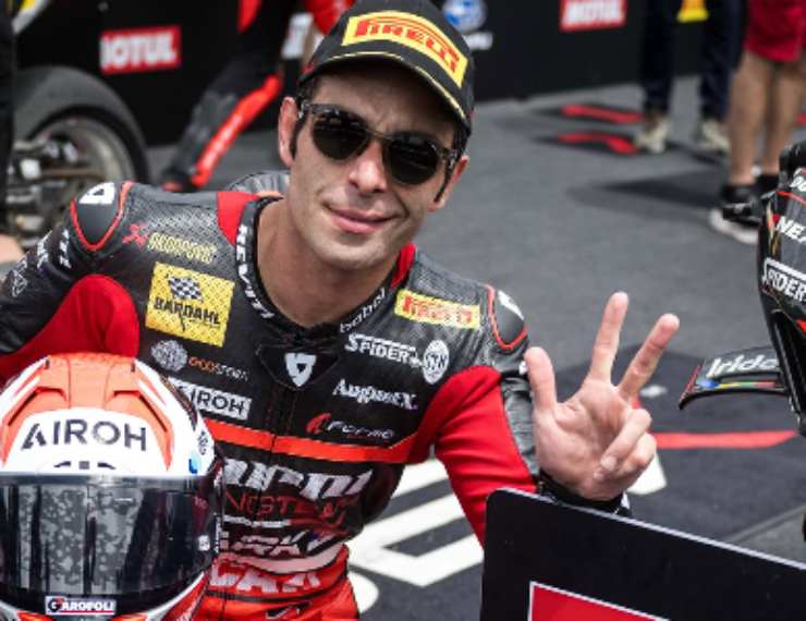 Danilo Petrucci prima di un GP di Superbike