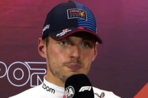 Verstappen in conferenza